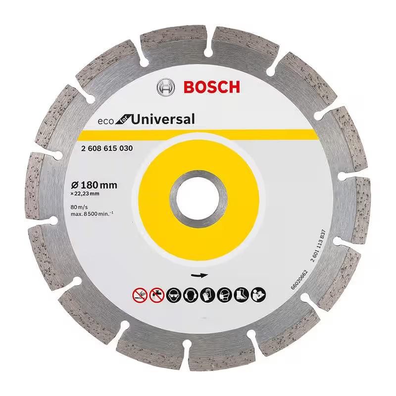 Bosch 2608615030 180mm Eco Universal Segmented Diamond Cutting Disc