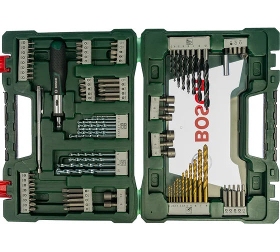 Bosch V-Line 91-Piece Drill and Screwdriver Bit Set with Magnetic Rod (2607017195)