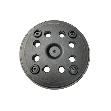 Trade-Shop Sanding Disc Backing Plate Compatible with Bosch PEX 270 A/AE Random Orbital Sander Replaces 2.608.601.159, 2.608.601.169/8 Holes