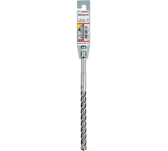 Bosch 2608833808 SDS plus-5X Hammer Drill Bit for Concrete (12x150x210 mm)