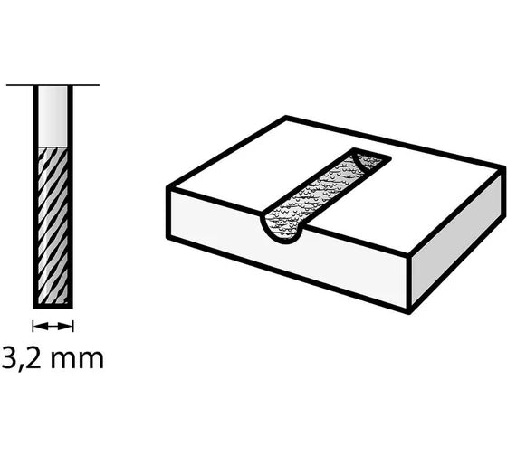 Dremel 9901 Tungsten Carbide Cutter 3.2 mm (2615990132)