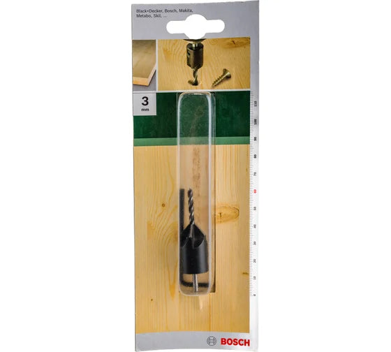 Bosch Wood Drill Bit with Countersink (3 mm) 2609255216