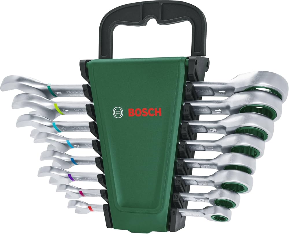 Bosch Wrenches/Ratchet Combination Wrench Set 8-Piece