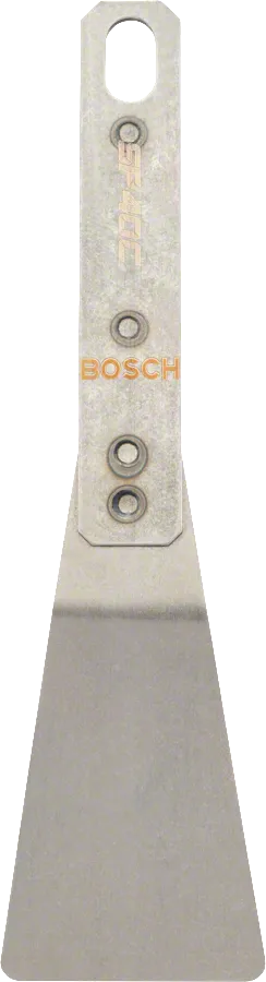Scraper blade made of spring steel