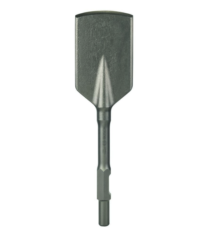 Bosch Professional Accessories 2608690114 Asphalt chisel 30mm hexagonal uptake wide 125mm