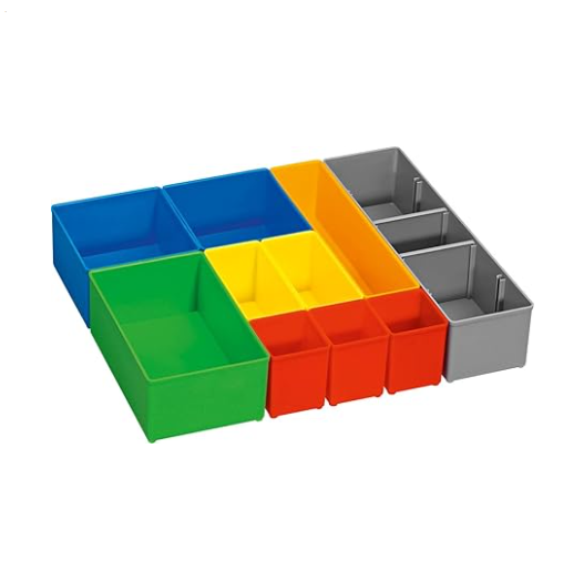 Bosch 10-Piece Inset Box Set for i-BOXX 72 System Case, 340 x 261 x 62 mm (2608438069)