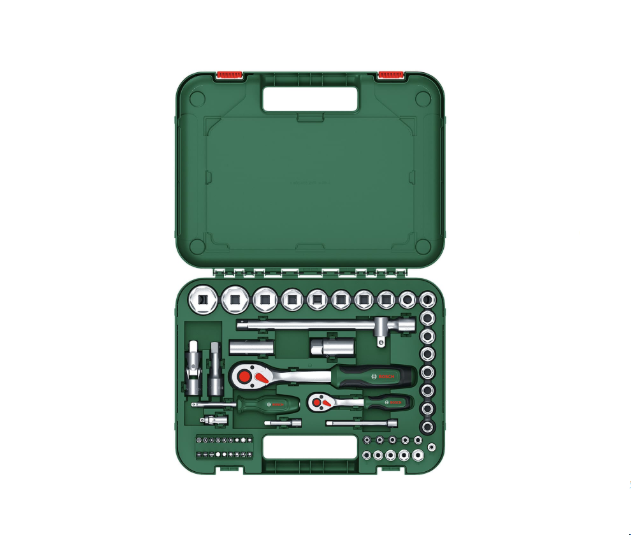 Bosch 1/4" + 1/2" Ratchet Set