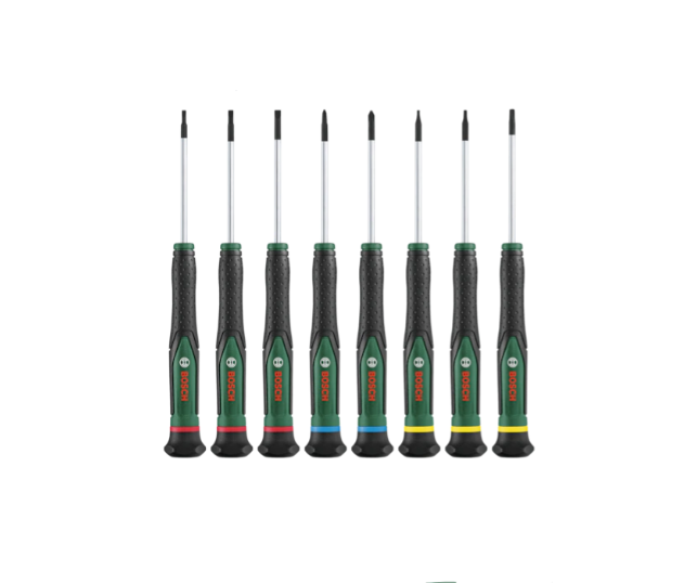 Bosch 8-Piece Precision Screwdriver Set