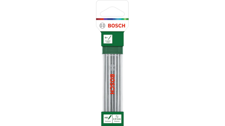 Bosch Graphite Leads 2.8mm (6-Piece Set)