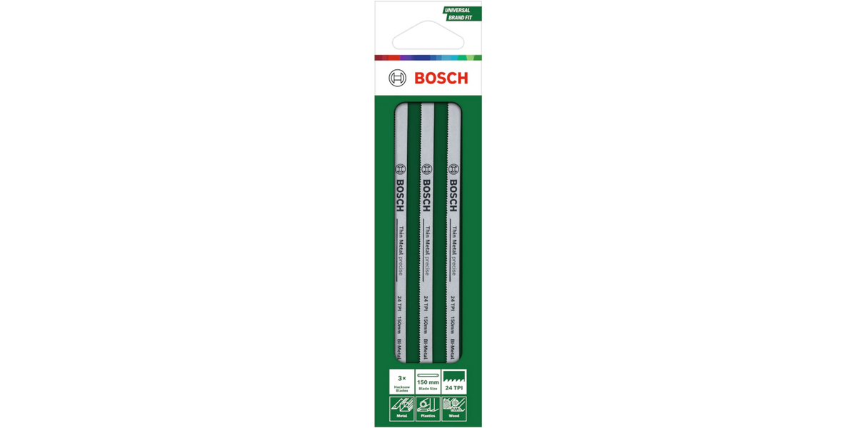 Bosch Սղոցի սայրեր (սղոցաթերթեր) 150մմ 24 TPI (3 կտոր)