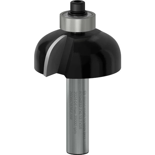 BOSCH  semi-circular profile cutter 8 mm, R1 12 mm, D 36.7 mm, L 16 mm, G 58 mm