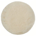 Bosch Professional 130 mm Lambswool Polishing Pad with Hook-and-Loop System (2608610001)