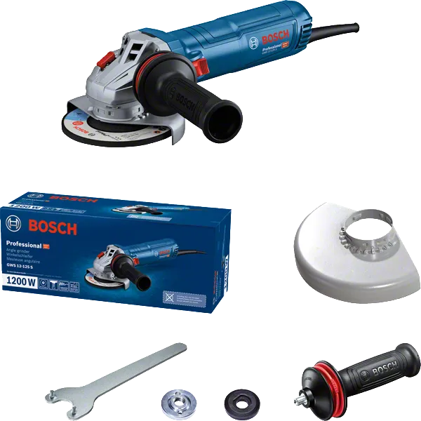 Bosch GWS 12-125 S Professional անկյունային հղկող մեքենա