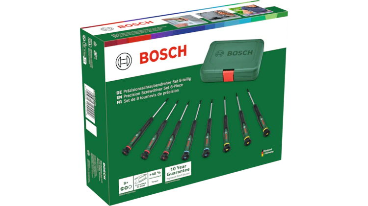 Bosch 8-Piece Precision Screwdriver Set