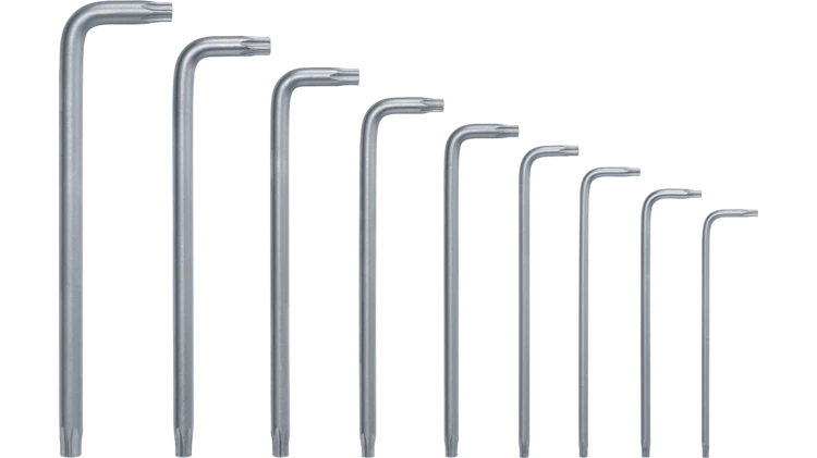Bosch 9-Piece Torx Key Set (Torx Angle Keys)